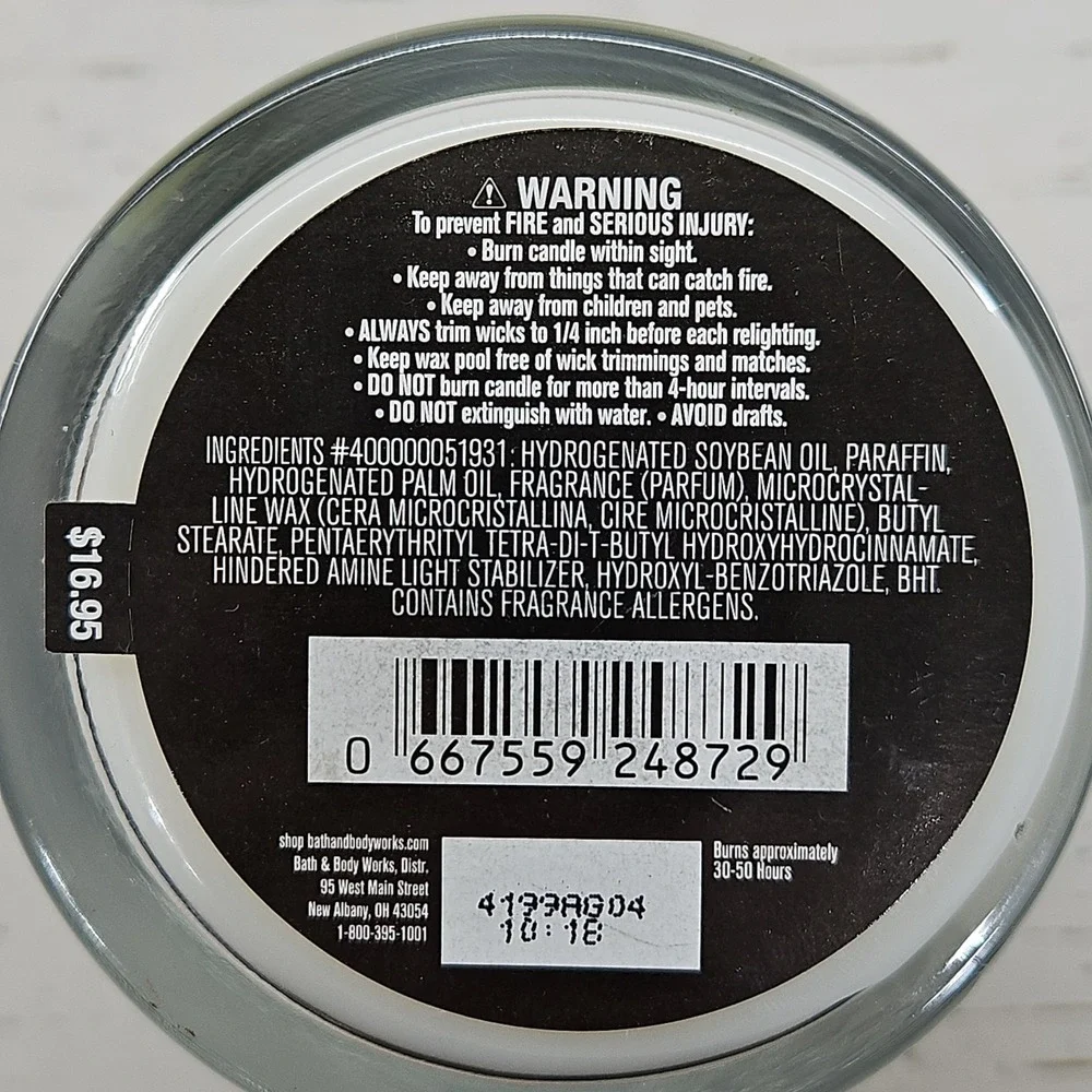 Bath‎ & Body Works Eucalyptus Spearmint Stress Relief Single Wick Candle 8oz